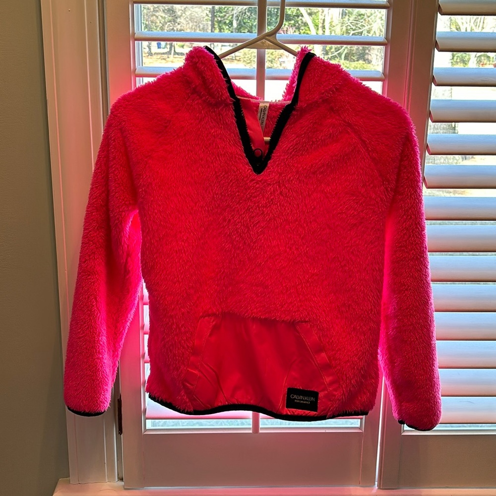 Calvin Klein 10/12 girls fleece hoodie